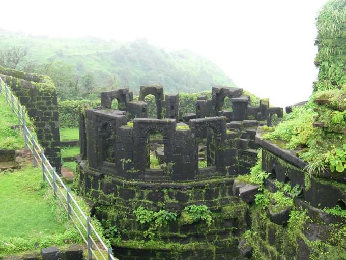 Ruins at the Raigad fort