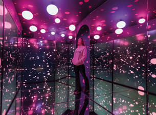 Visit the famous Moco Museum & explore immersive art room by TeamLab