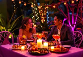Celebrate love with a romantic candlelight dinner in Indiranagar