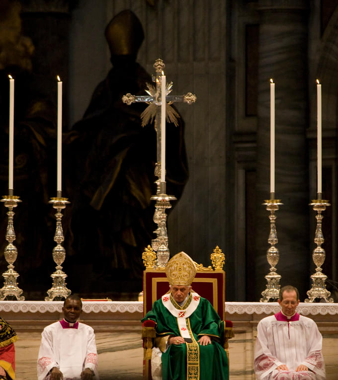 Papal Mass in St. Peter's Basilica