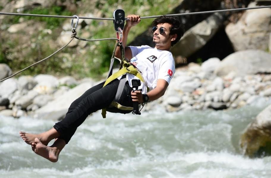 Ziplining Experience in Solang Valley, Manali Image