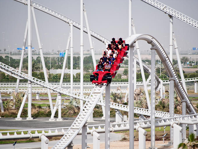 Ferrari World Fastest Rollercoaster