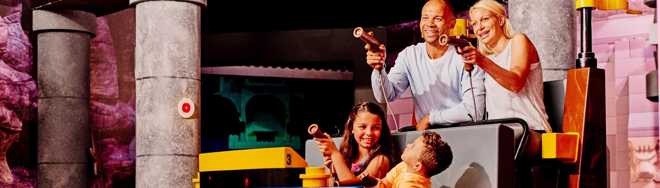 Have a fun time with your kids at the Kingdom Quest Laser Ride