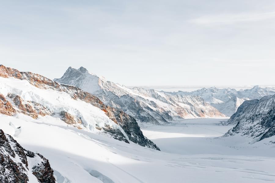 Jungfraujoch In February