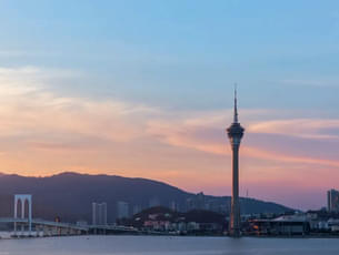 The iconic Macau Tower stands tall as a testament to architectural marvel