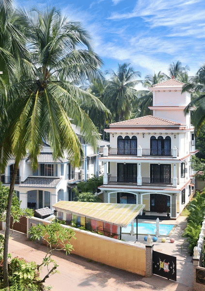 A Private Pool Mansion In Calangute Image