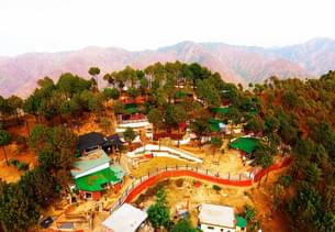 Aerial view of the resort