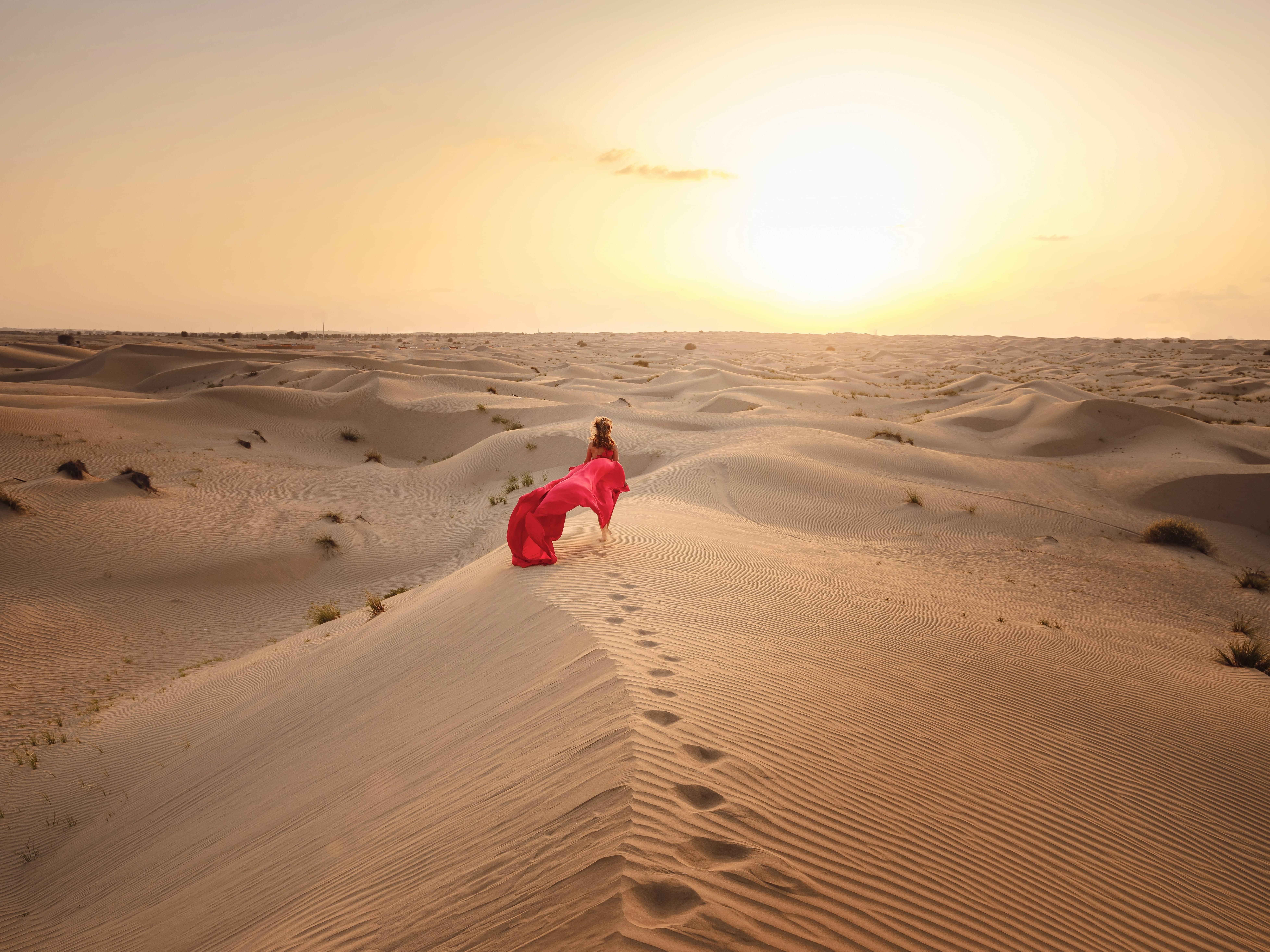 Sand dunes in Dubai