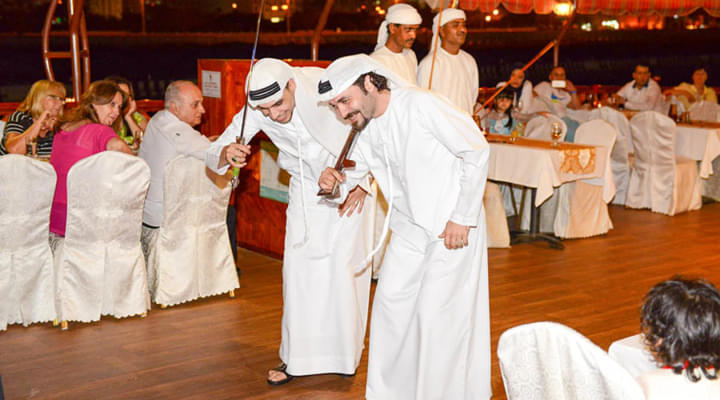 Live Entertainment at Dhow Dinner Cruise