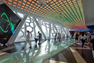 Go to the top floor and engage yourself with 3D screens and special effects