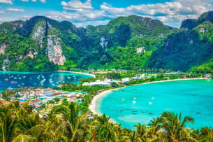 Beautiful view of the Phi Phi island