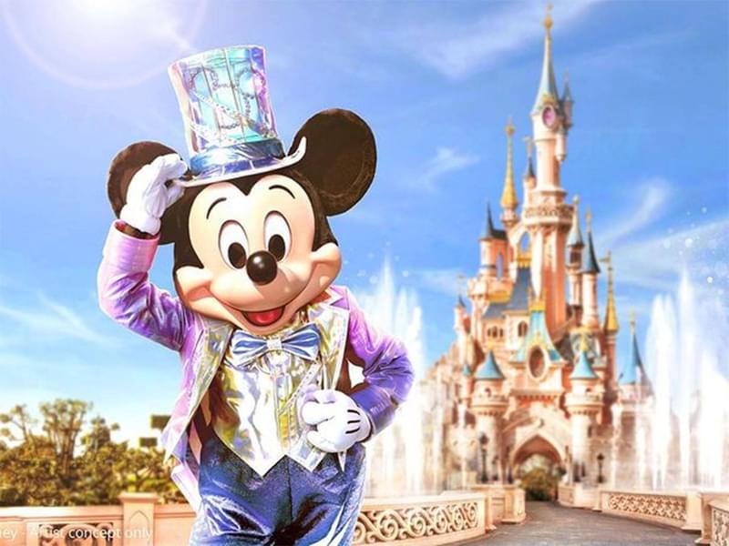 Meet the adorable Mickey Mouse at Disneyland® Paris