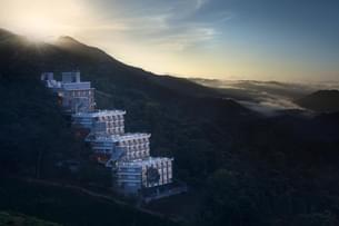 Aeriel view of the property