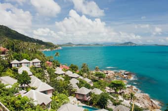 View of the stunning Koh Samui Island