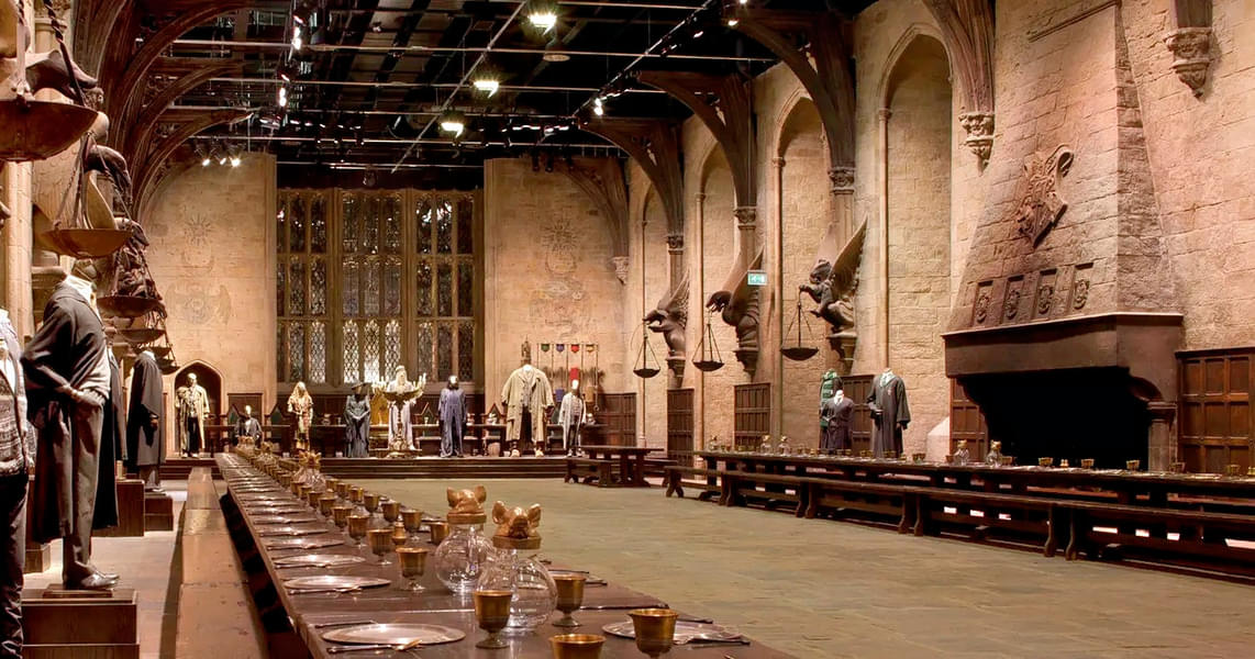 Feel like a part of the magical world as you walk through the Great Hall