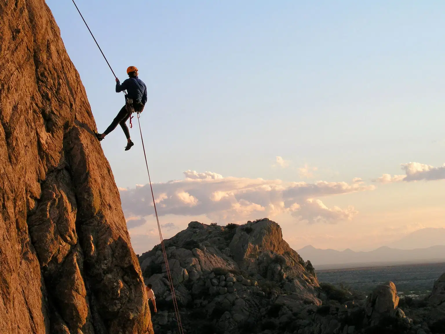 Rappeling in Dandeli