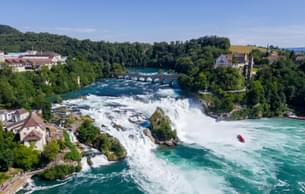 Experience the thrill of a Rhine Falls boat ride up close!