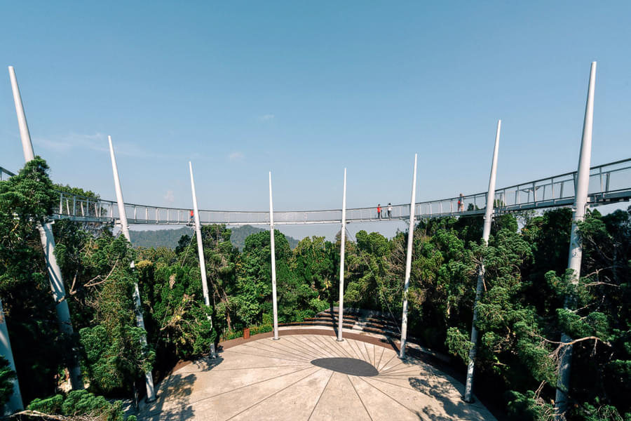 Enjoy panoramic views of the surroundings from the highest viewing point of Penang