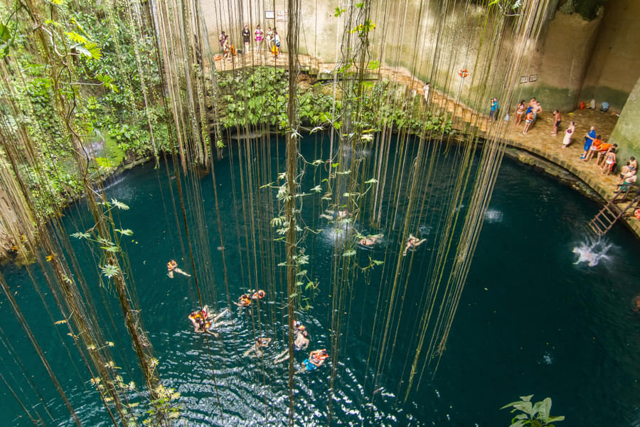 Take a refreshing dip into a Cenote