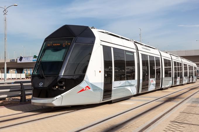 Tram in Dubai