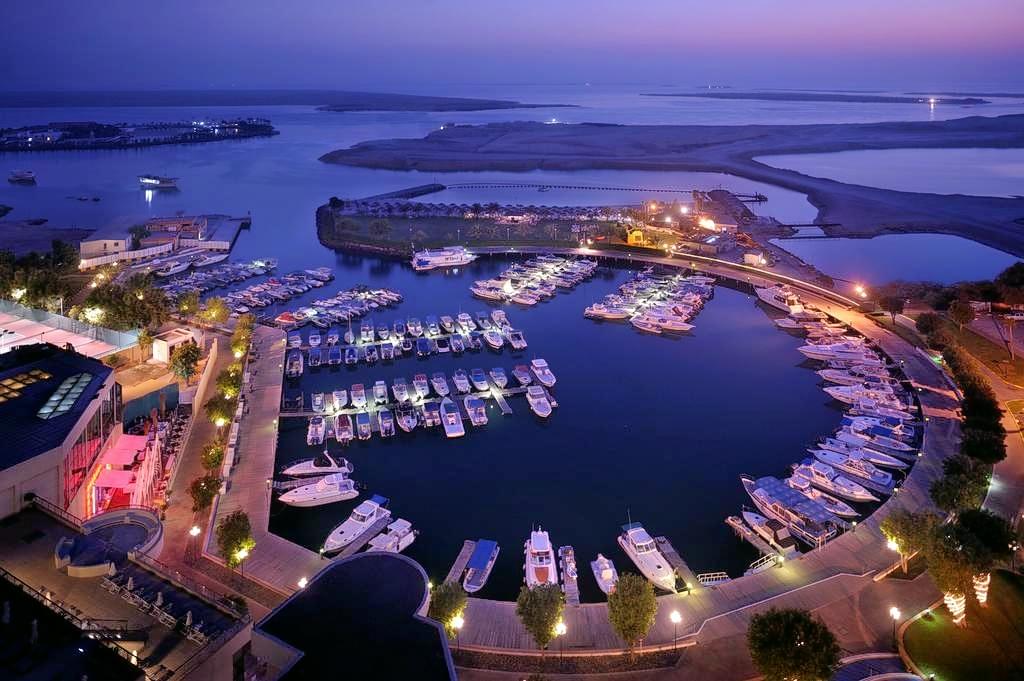 Beautiful Aerial View of Marina