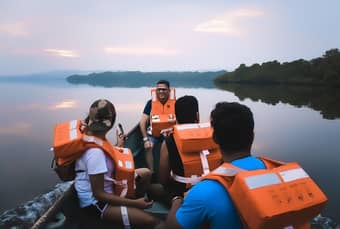 Ferry ride from Old Goa Ferry Terminal to Divar Island