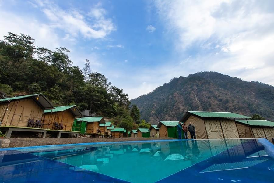 Camping With Swimming Pool In Rishikesh Image