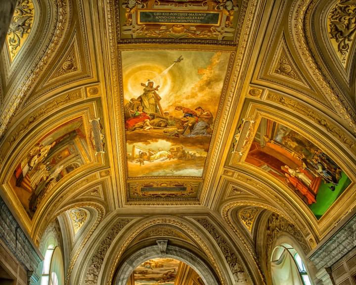 St Peter's Basilica Inside Paintings 