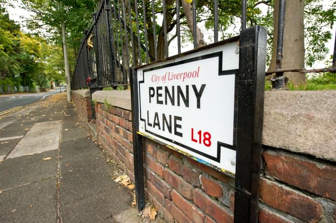 Penny Lane sign liverpool