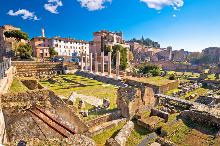Follow in the footsteps of Julius Caesar and Augustus as you wander through the site
