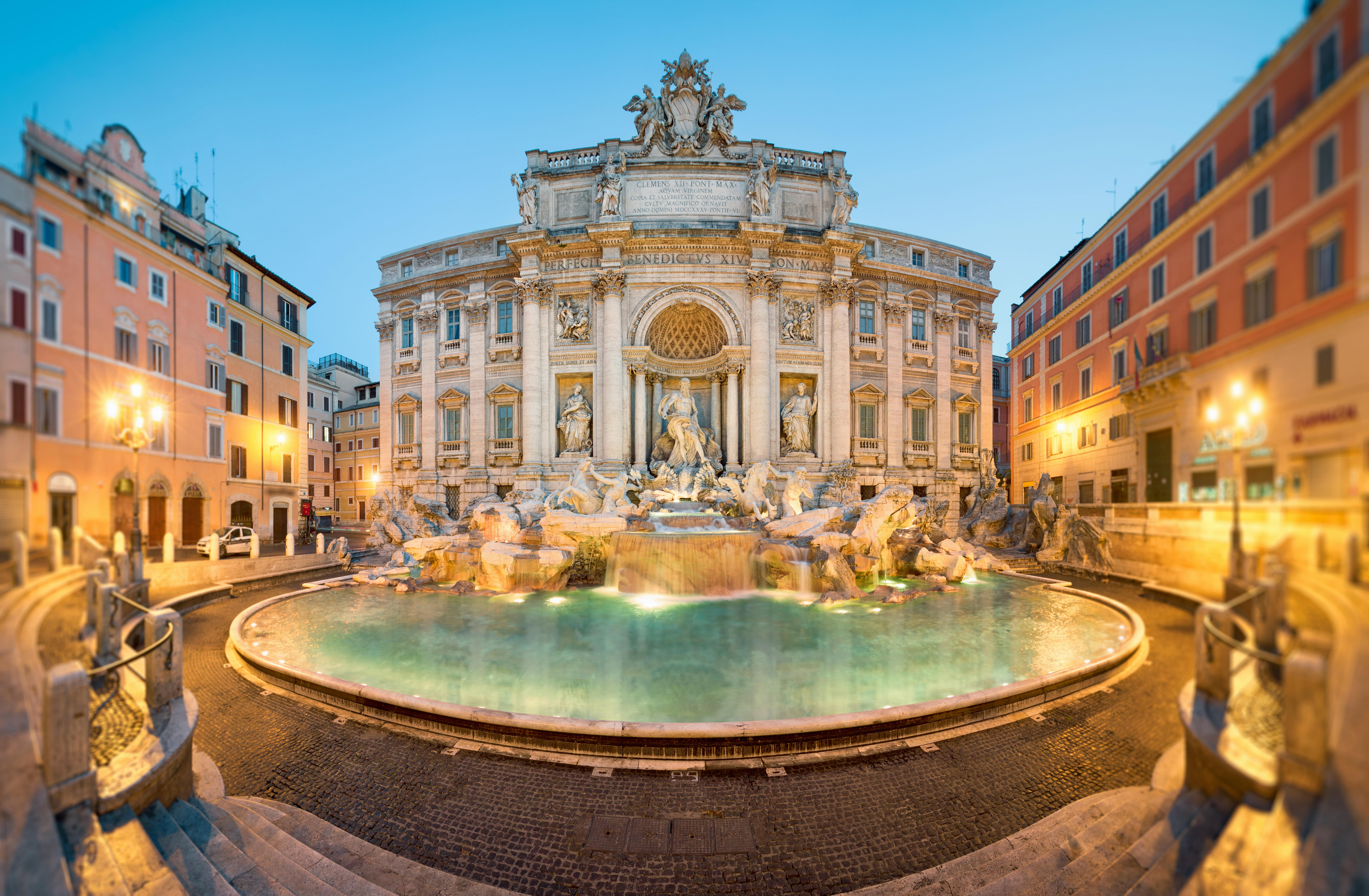 Go on a tour to the Trevi Fountain in Rome