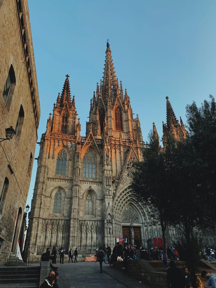 Beautiful Cathedral Of Barcelona