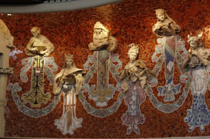 Amazing artwork in the hall