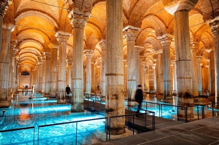Walk Among the Marble Columns