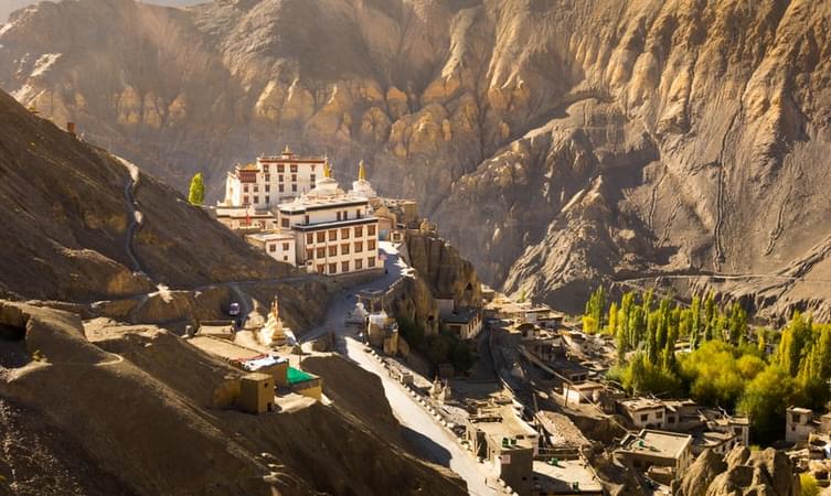 Lamayuru is one of the largest and oldest gompas in Ladakh, with a population of around 150 permanent monks resident. It has, in the past, housed up to 400 monks, many of which are now based in gompas in surrounding villages