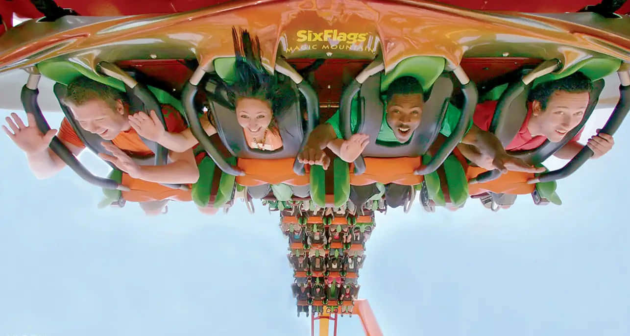 Six Flags Magic Mountain Pass Los Angeles