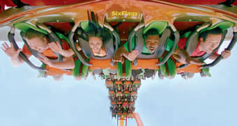 See the world upside down as you ride the Tatsu