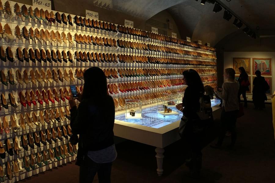 Explore and admire at the wonderful collection of shoes inside the museum