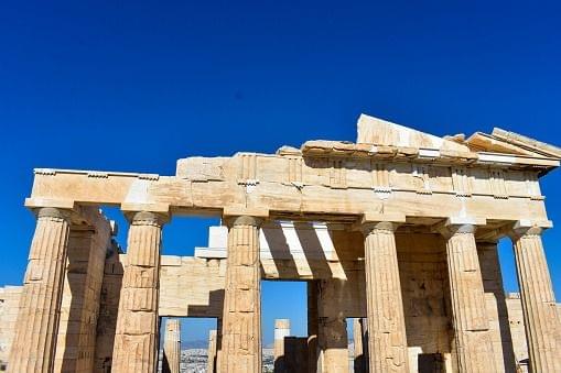 Propylaea At Acropolis Of  Athens