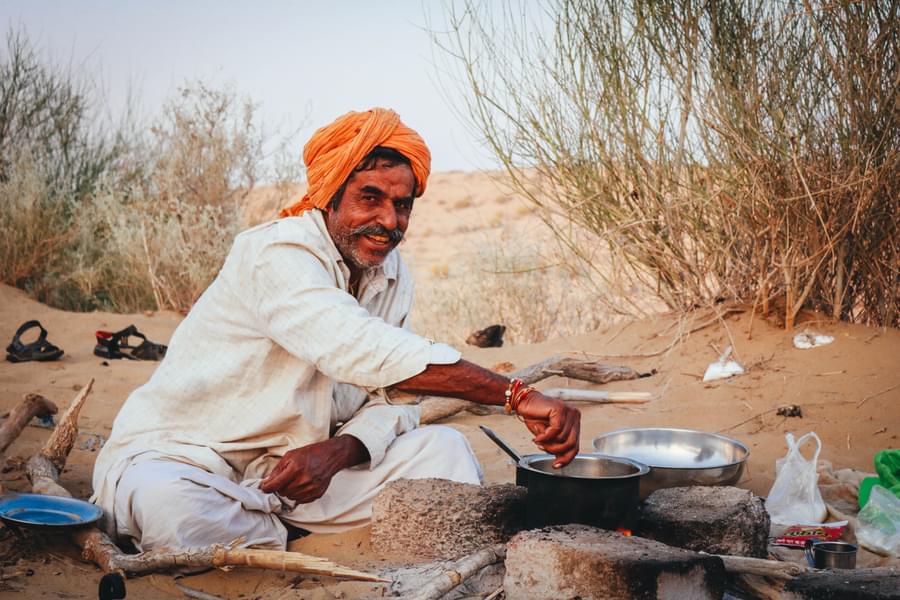 Camping at Thar Desert Image