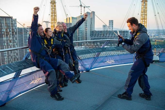 Up at the O2 Celebration Climb