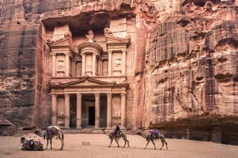 Capture stunning photos at the Al Khazneh (The Treasury), ancient city of Petra