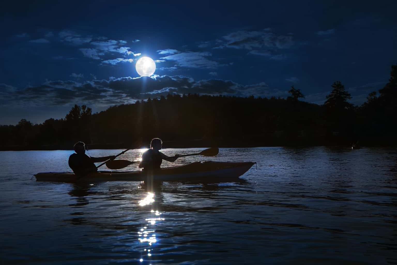 Moonlight Kayaking at Bambolim Beach
