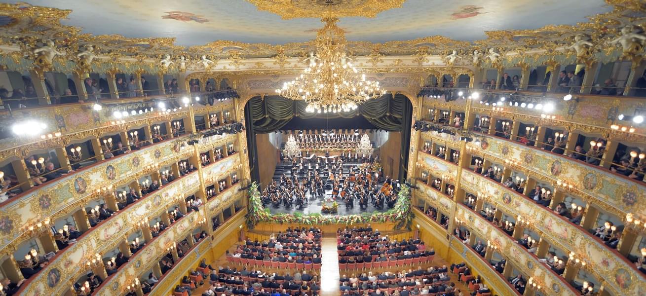 Enjoy a world-class performance at the world-renowned Teatro La Fenice