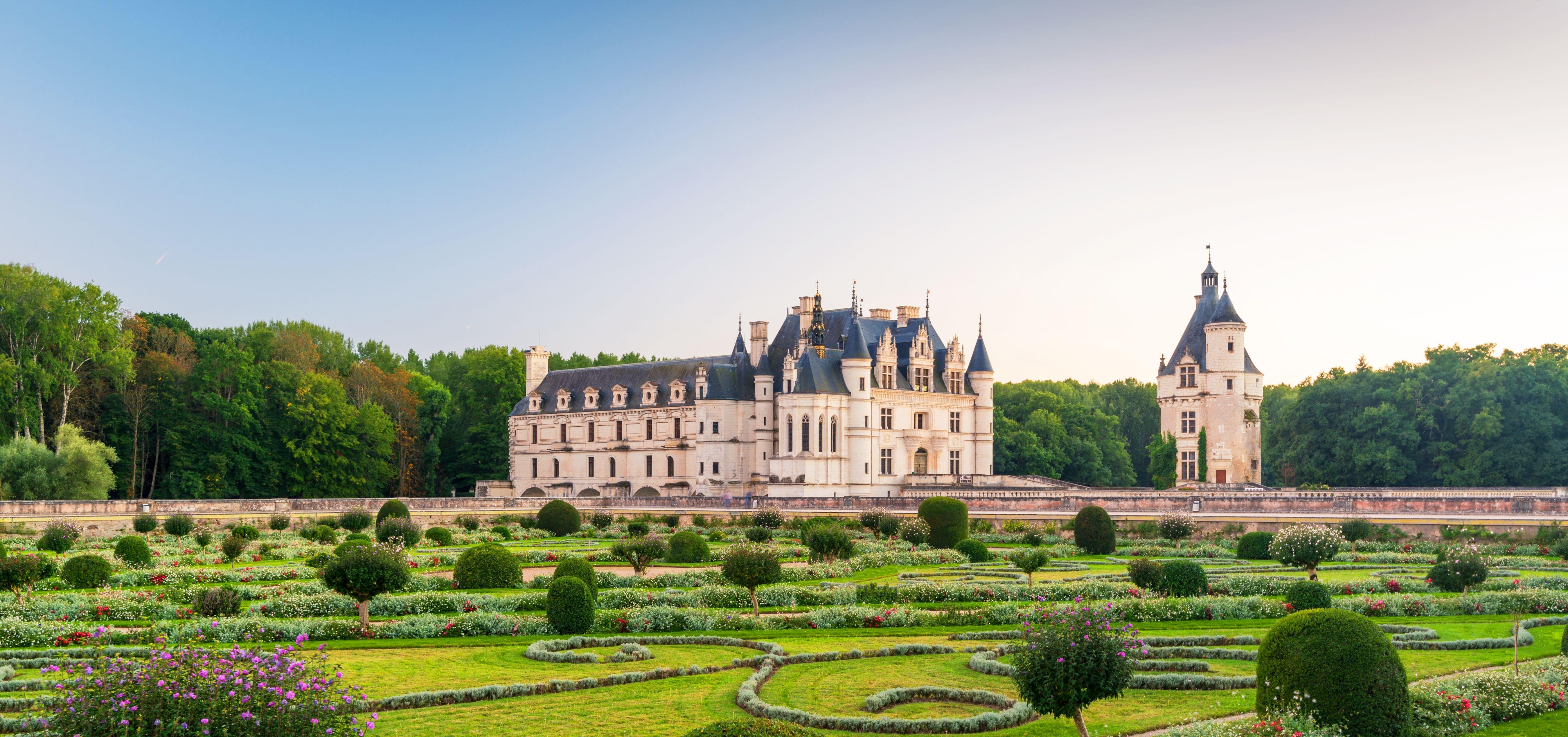 Beautiful Chateau de Chenonceau in Loire Valley