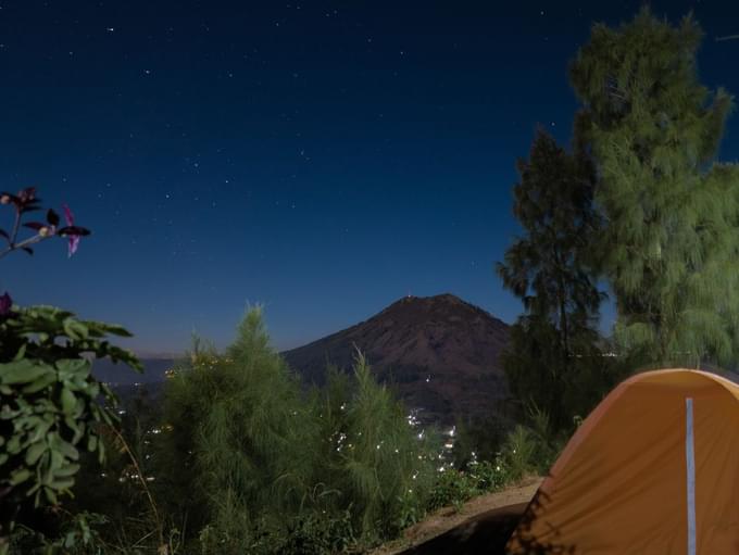 Camping in Mount Batur