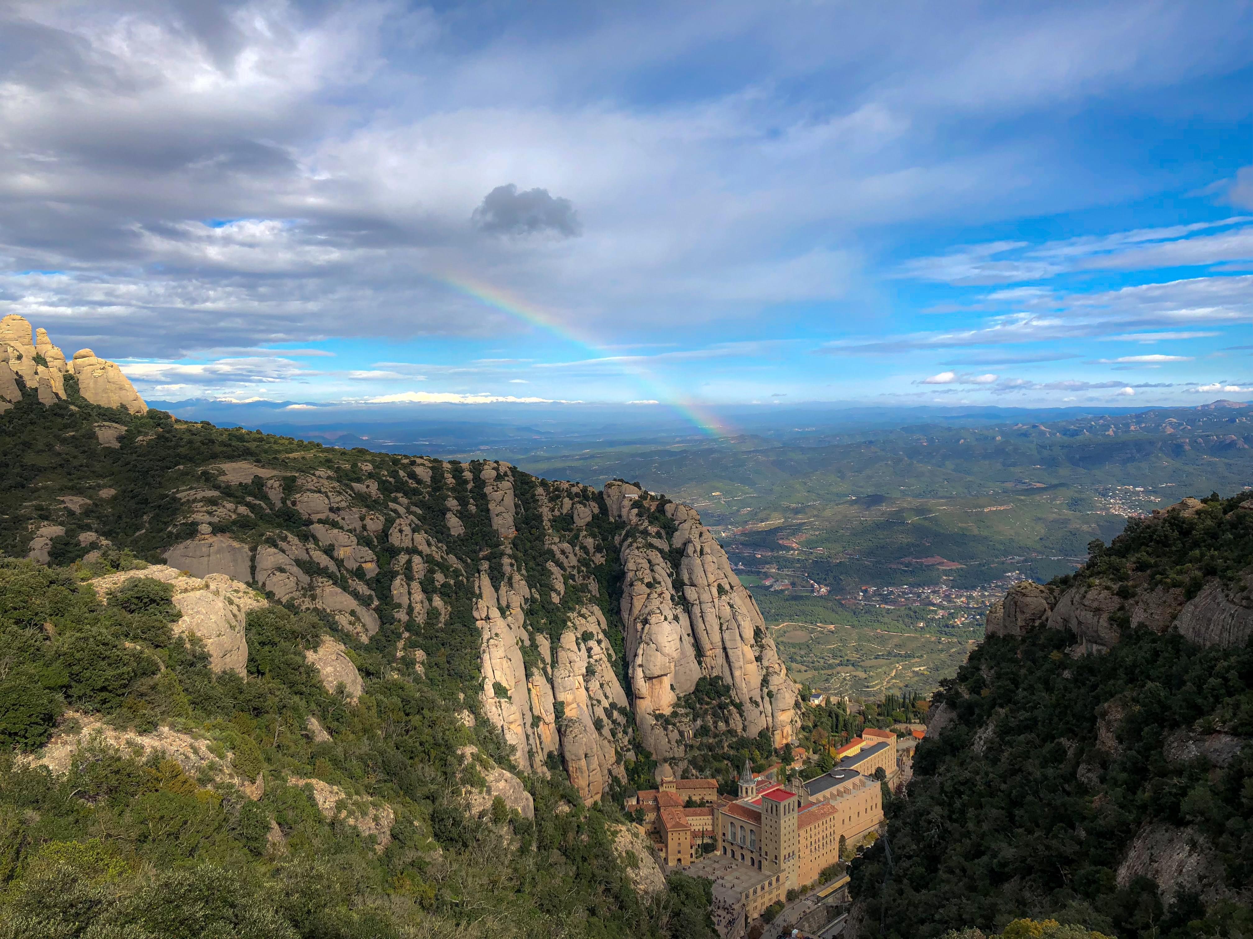 View of Mount Montserrat