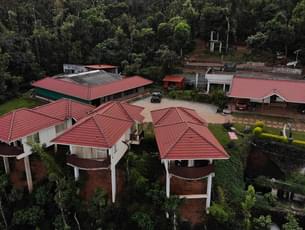Aerial view of the Homestay