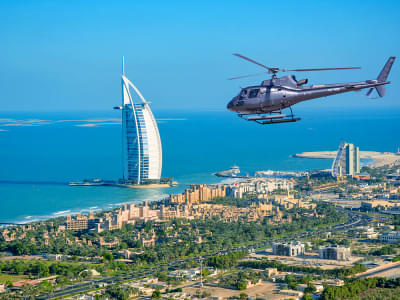 Get a perfect picture of Burj al Arab from Top