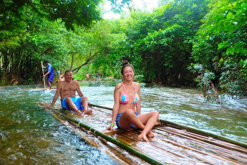 Bamboo Rafting Phang Nga Image